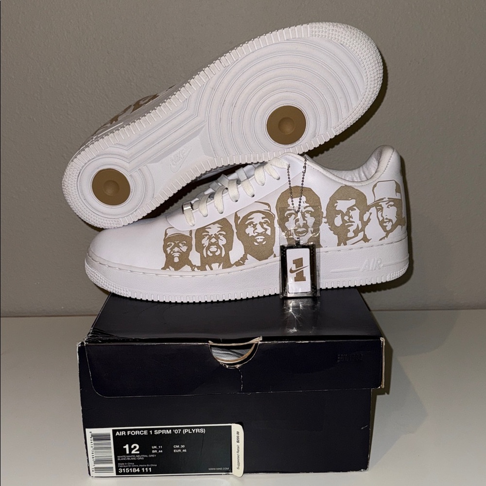 Nike Air Force 1 White SUPREME Players